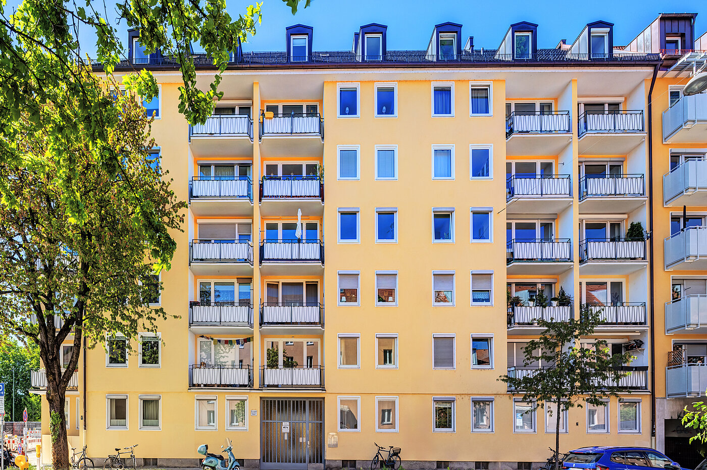 多层公寓 与 3 房间 | München-Haidhausen | 70447 | Außenansicht Gebäude