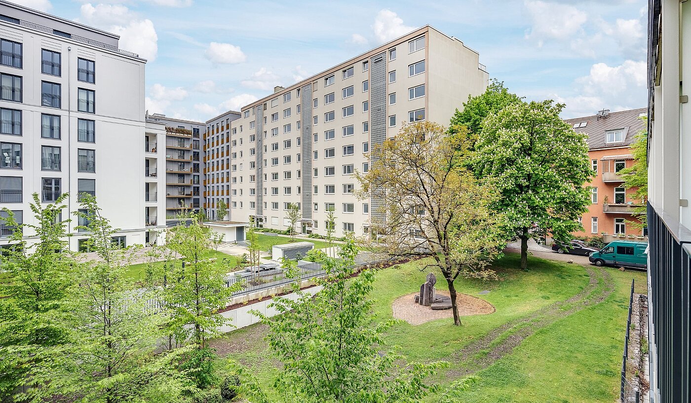 多层公寓 与 1.5 房间 | München-Bogenhausen | 1904ML6 | ...und Südausrichtung