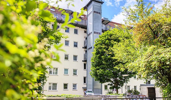 多层公寓 与 1 房间 | München-Schwabing | 70454 | Hausansicht mit...