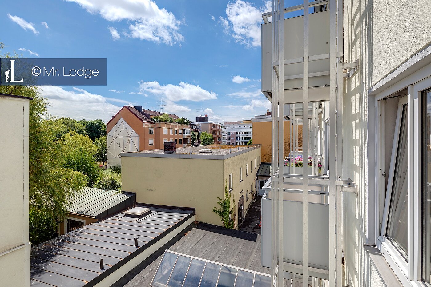 多层公寓 与 1 房间 | München-Neuhausen | 1703ML9 | Blick vom Balkon