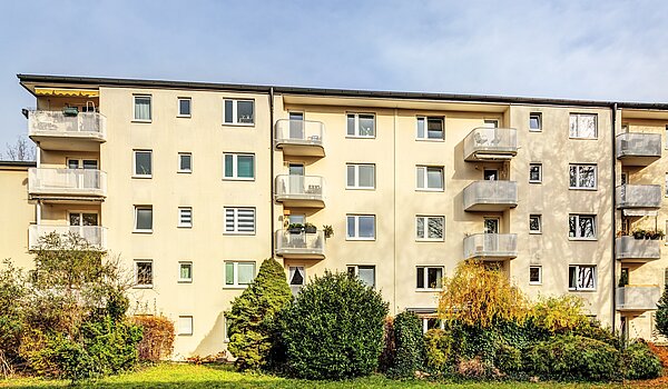 多层公寓 与 3 房间 | München-Bogenhausen | 70310 | Ansicht von der Innenhofseite