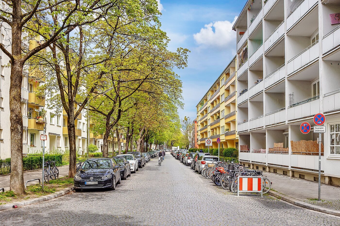 多层公寓 与 1 房间 | München-Schwabing | 2105ML1 | Balkonausrichtung