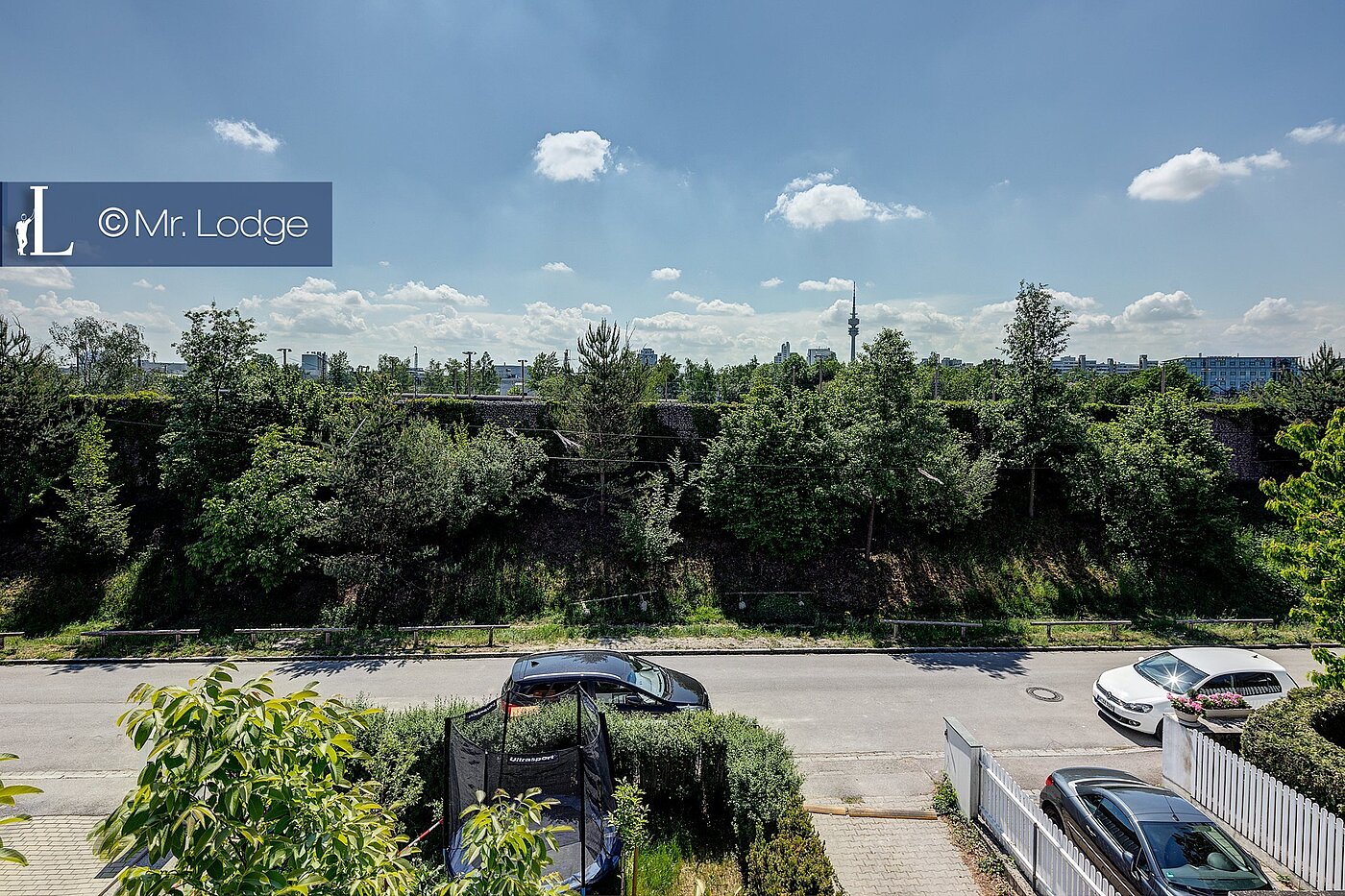 阁楼公寓 与 3 房间 | München-Hasenbergl | 1803D9 | Blick vom Balkon