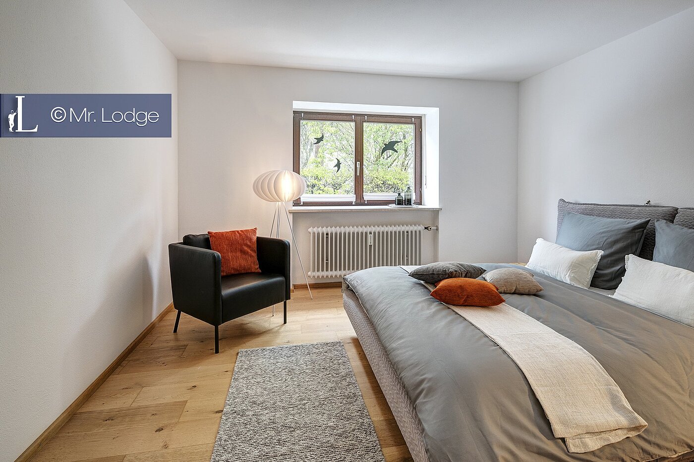 一楼公寓 与 2 房间 | München-Harlaching | 1704ML6 | Schlafzimmer