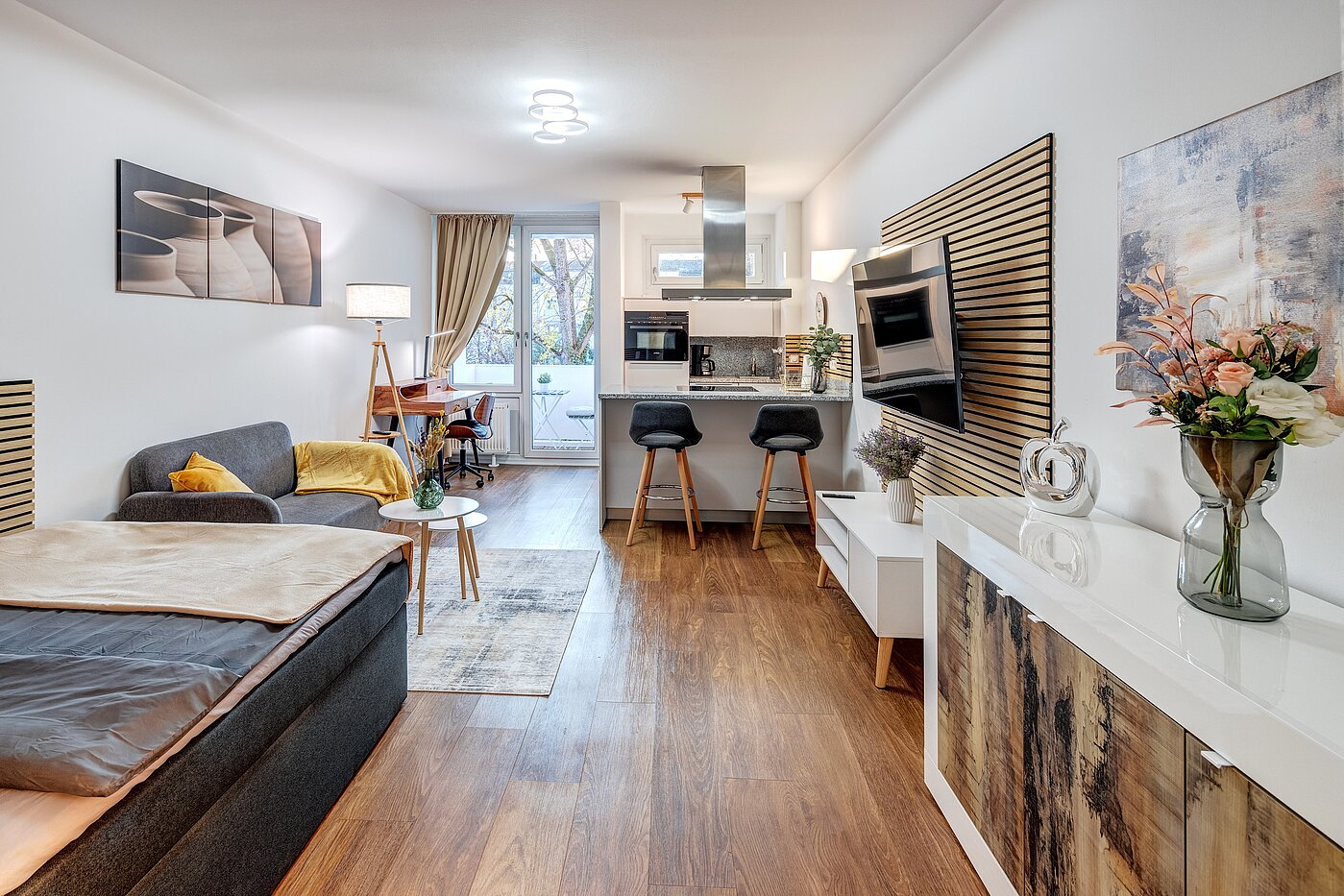 公寓 与 1 房间 | München-Milbertshofen | 70183 | Schlaf- Wohnraum