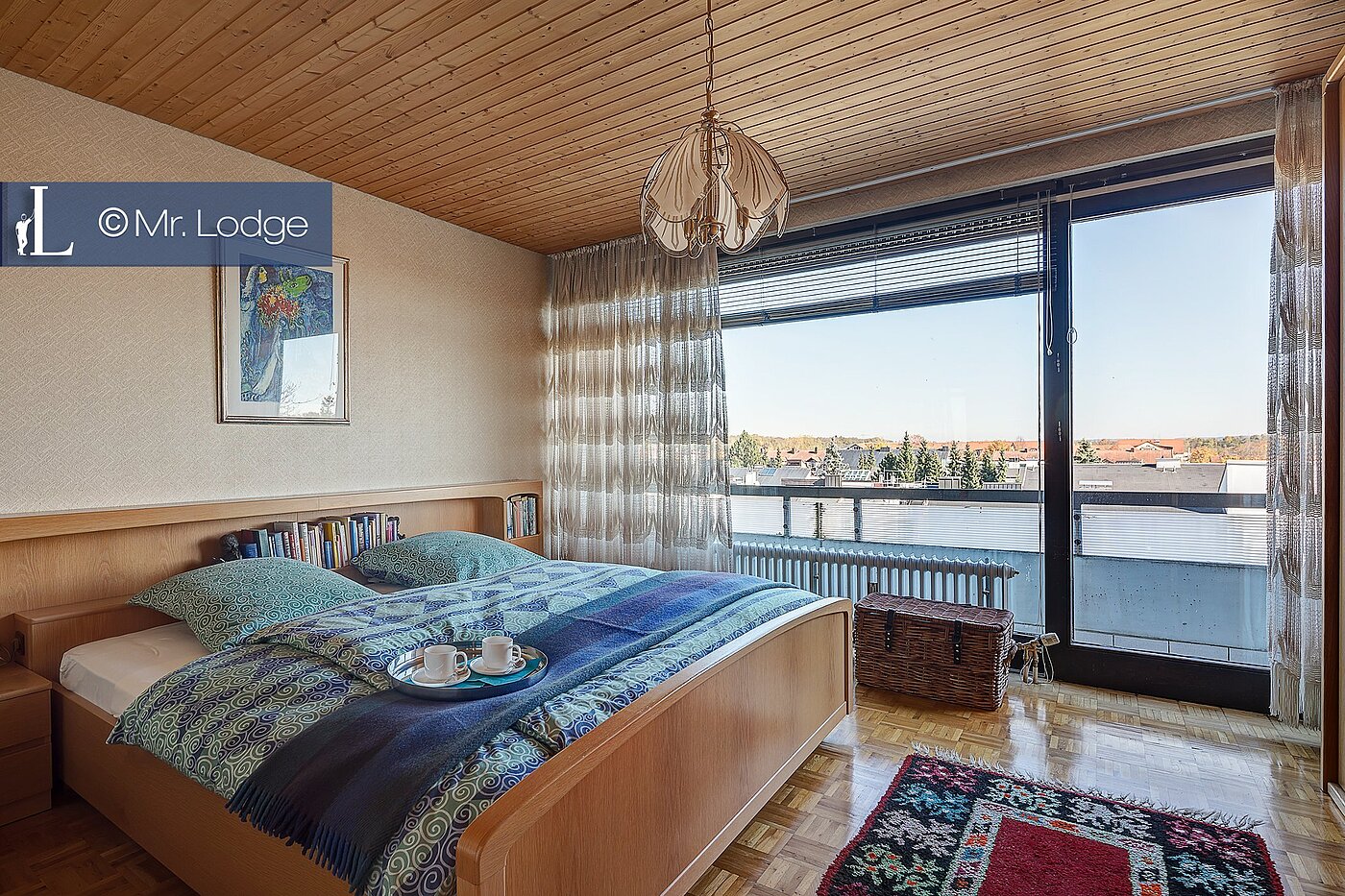 阁楼公寓 与 5 房间 | Aschheim | 1710ML4 | Schlafzimmer mit Ost-Balkon