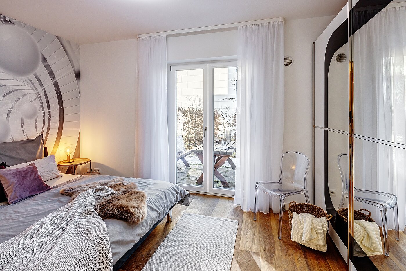 一楼公寓 与 2 房间 | München-Riem | 2201ML1 | Schlafzimmer mit...