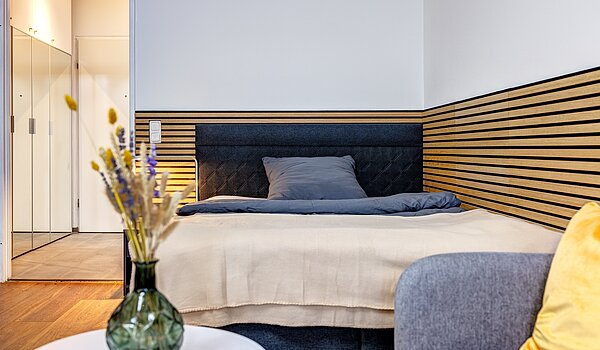 公寓 与 1 房间 | München-Milbertshofen | 70183 | Gemütliches Bett