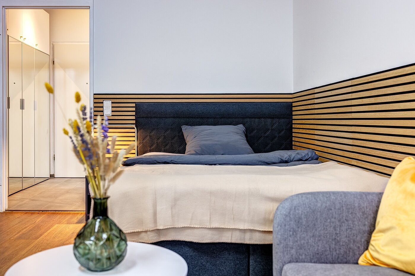 公寓 与 1 房间 | München-Milbertshofen | 70183 | Gemütliches Bett