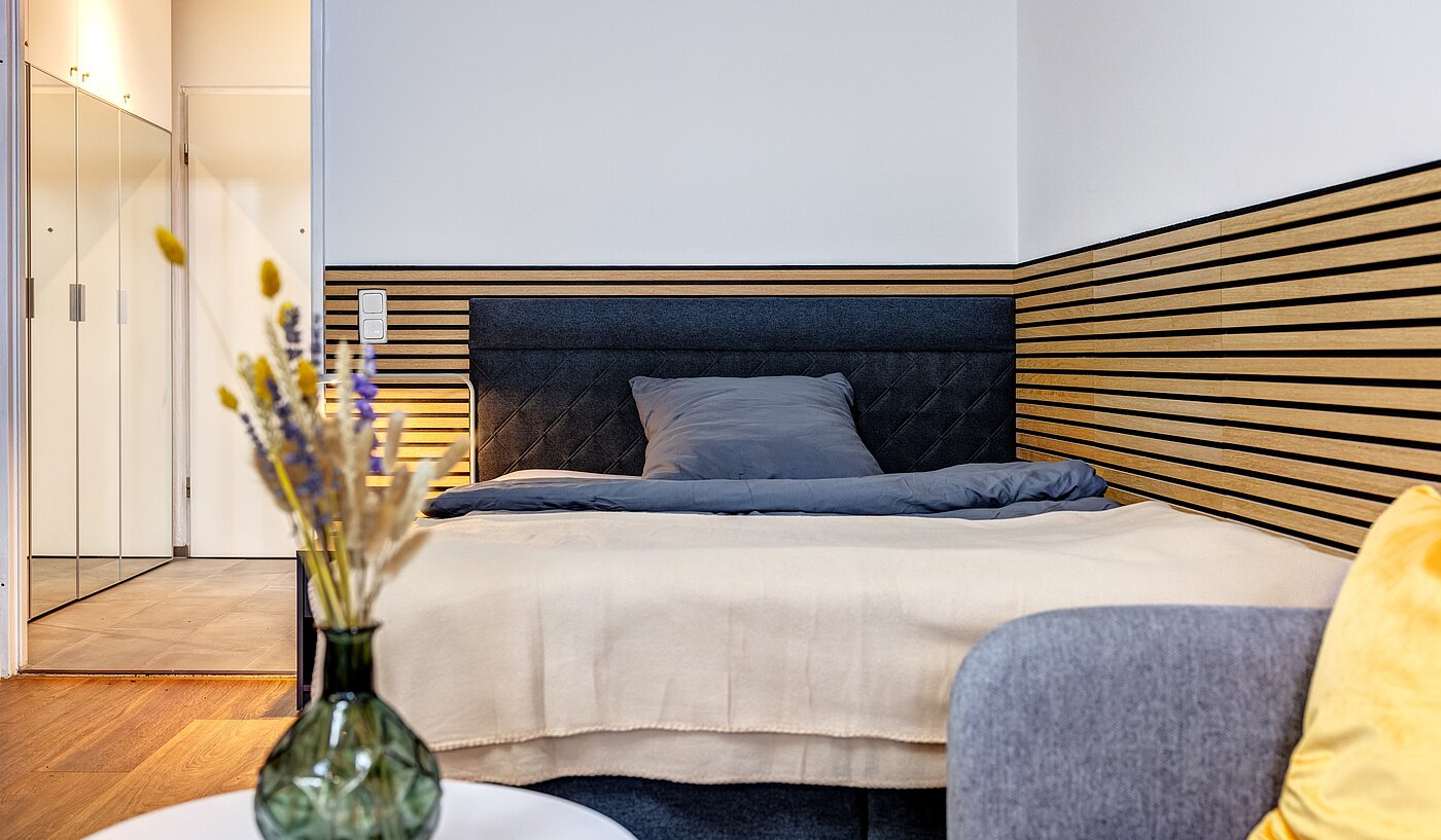 公寓 与 1 房间 | München-Milbertshofen | 70183 | Gemütliches Bett