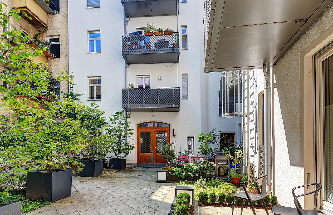 一楼公寓 与 1.5 房间 | München-Lehel | 70149 | Rückgebäude