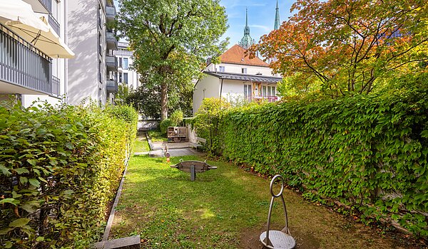 多层公寓 与 3 房间 | München-Ludwigsvorstadt | 70488 | ...ruhigen Garten