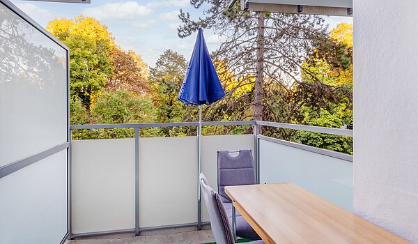 多层公寓 与 1 房间 | München-Bogenhausen | 70264 | Balkon mit Blick...