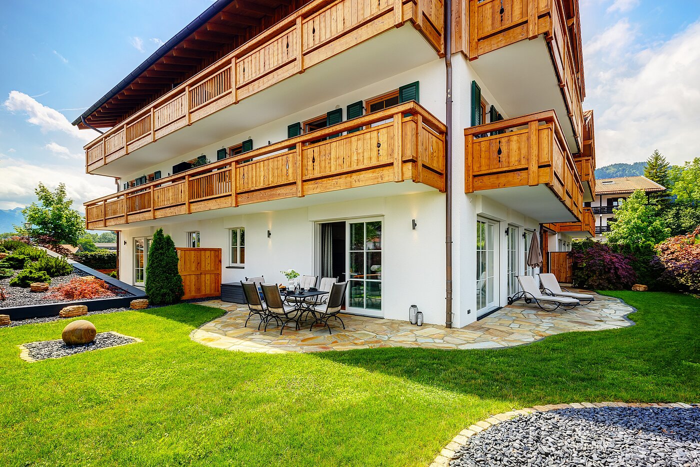 一楼公寓 与 3 房间 | Bad Wiessee | 70053 | Garten