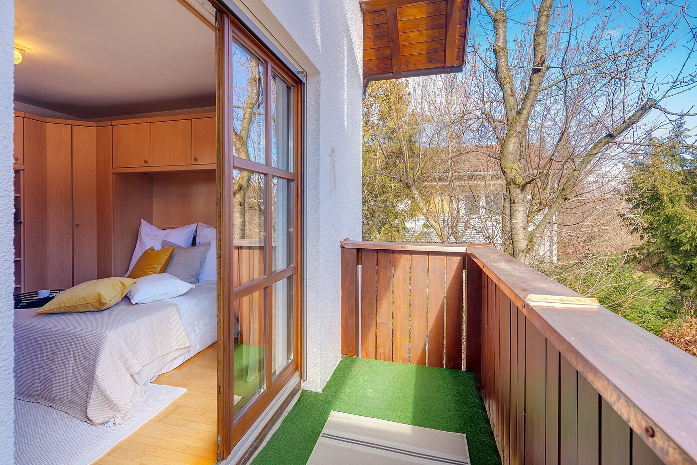 多层公寓 与 2 房间 | München-Trudering | 701781 | Balkon mit Morgensonne