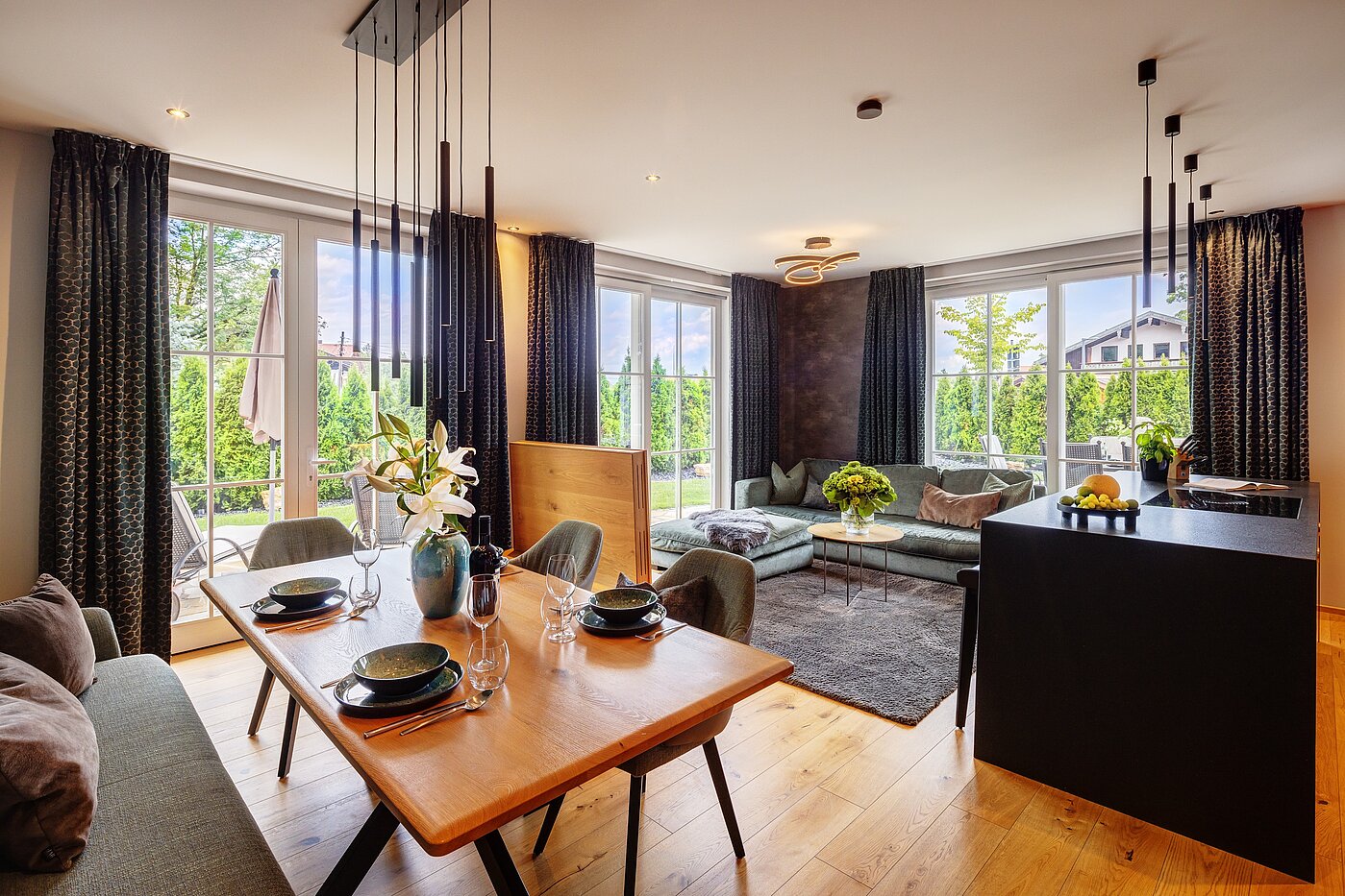 一楼公寓 与 3 房间 | Bad Wiessee | 70053 | Wohnen/Essen/Kochen