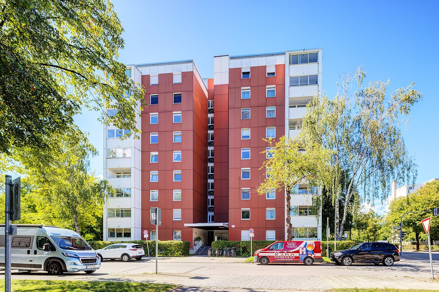 多层公寓 与 4 房间 | München-Aubing | 70276 | Gebäudevorderansicht