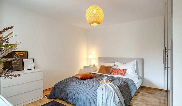 多层公寓 与 2 房间 | München-Maxvorstadt | 70001 | Gemütliches Schlafzimmer
