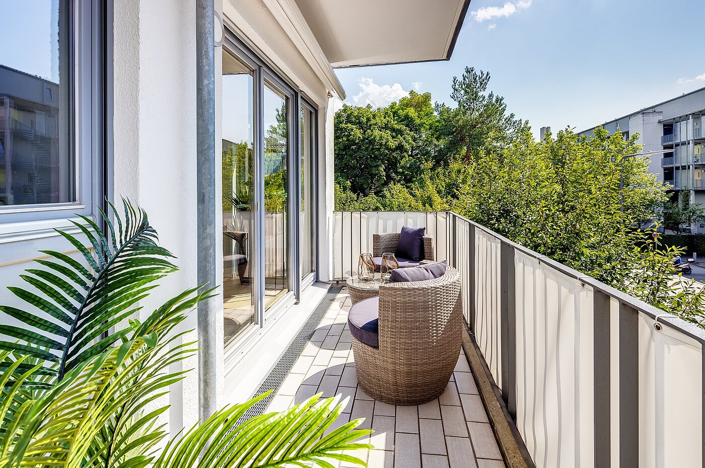 多层公寓 与 2 房间 | München-Thalkirchen | 2107ML2 | Großer West-Balkon...