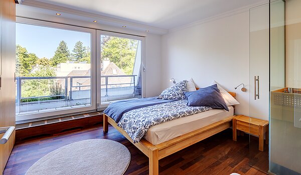 顶层公寓 与 2.5 房间 | München-Harlaching | 702581 | Schlafbereich