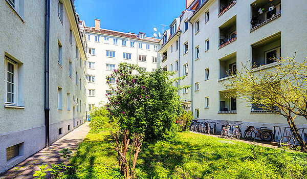 多层公寓 与 2 房间 | München-Sendling | 70414 | Innenhof