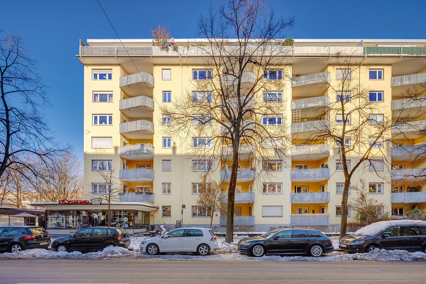 多层公寓 与 2 房间 | München-Schwabing | 70096 | Hausansicht Elisabethstraße