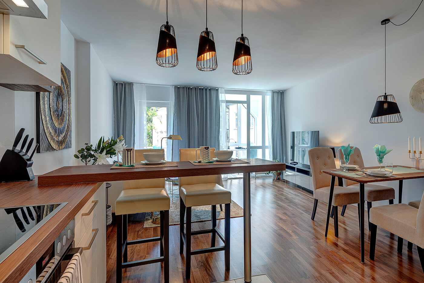 多层公寓 与 2 房间 | München-Schwabing | 70434 | ...und Frühstückstheke