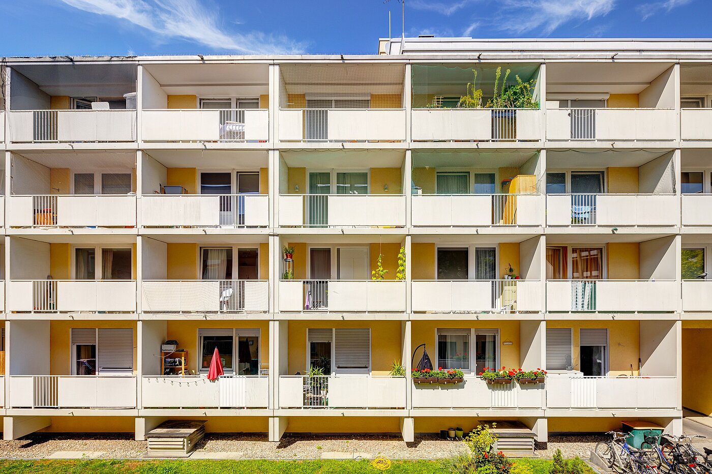 多层公寓 与 1 房间 | München-Berg am Laim | 70064 | Ansicht vom Innenhof