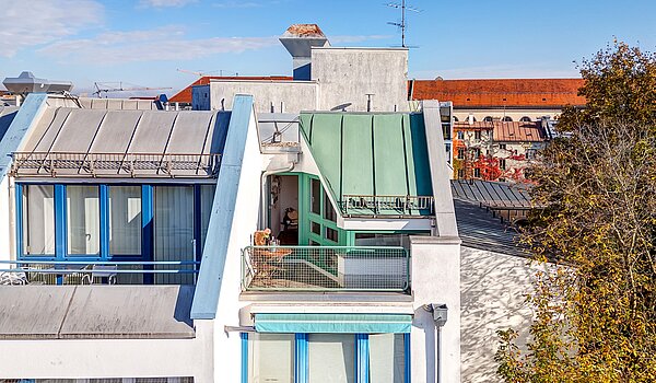 多层公寓 与 1 房间 | München-Maxvorstadt | 70165 | Über den Dächern von...