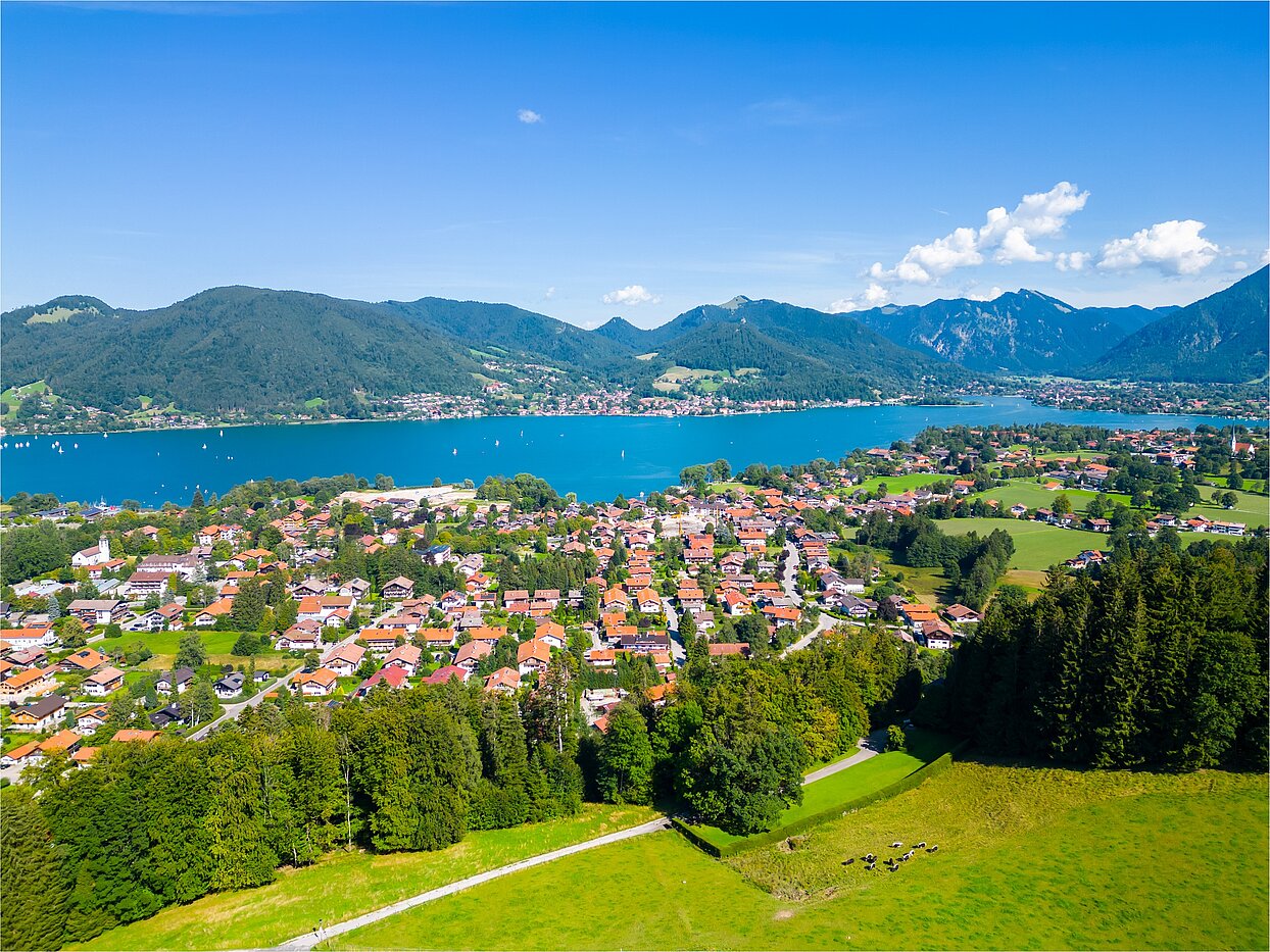 一楼公寓 与 3 房间 | Bad Wiessee | 70053 | Blick auf Bad Wiessee