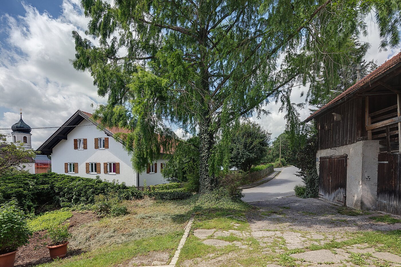 地块 | 1400m² | Starnberg | 1806ML4 | Blick zur Straße