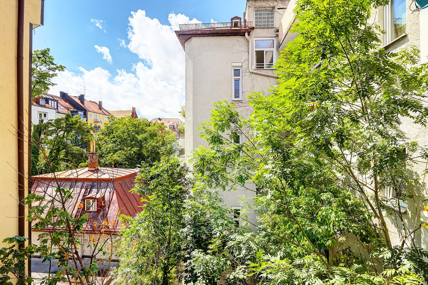 多层公寓 与 3 房间 | München-Maxvorstadt | 70133 | ...Blick ins Grüne