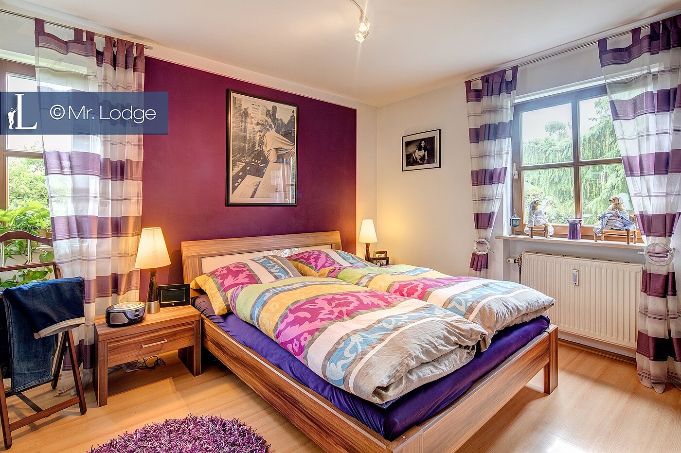一楼公寓 与 2 房间 | München-Lochhausen | 1706ML1 | Großes Schlafzimmer
