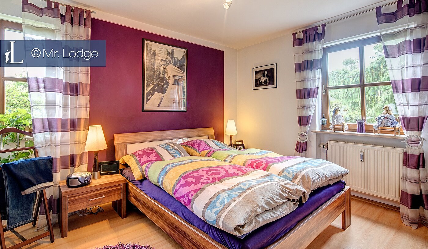 一楼公寓 与 2 房间 | München-Lochhausen | 1706ML1 | Großes Schlafzimmer