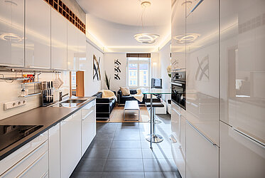 海德豪森：受保护的历史建筑与现代风格的完美融合——时尚的两居室公寓——现已空置