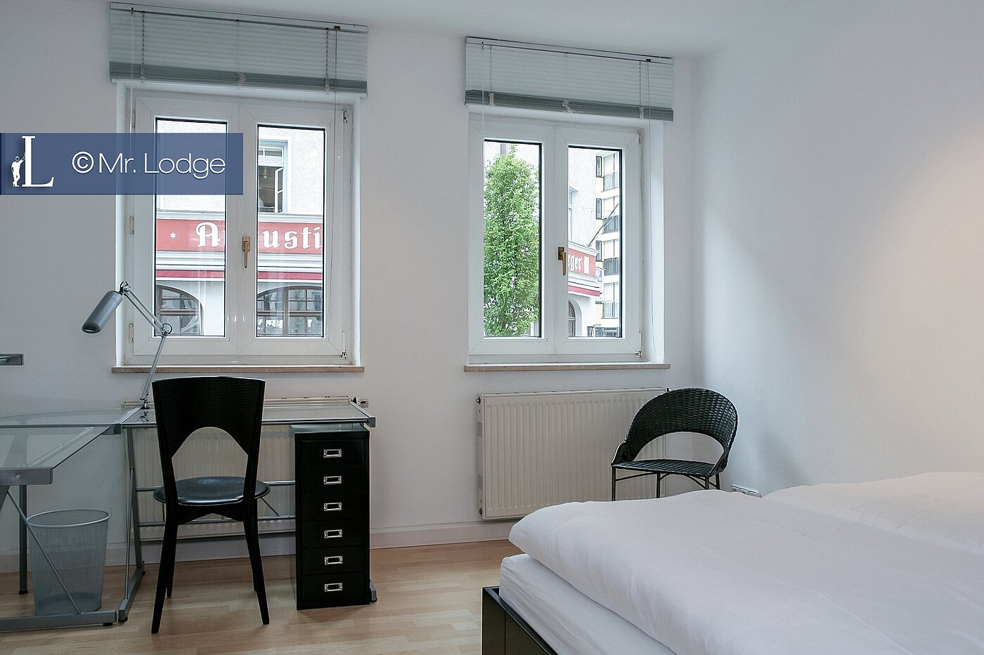 多层公寓 与 2 房间 | München-Isarvorstadt | 1709ML2 | Schlafzimmer / Arbeitsbereich