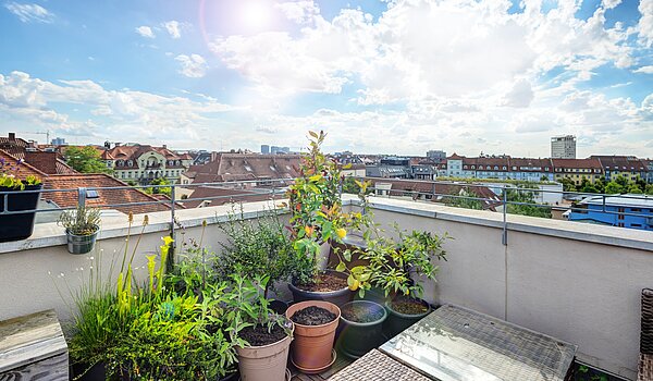 多层公寓 与 5 房间 | München-Neuhausen | 70140 | Sonnige Dachterrasse