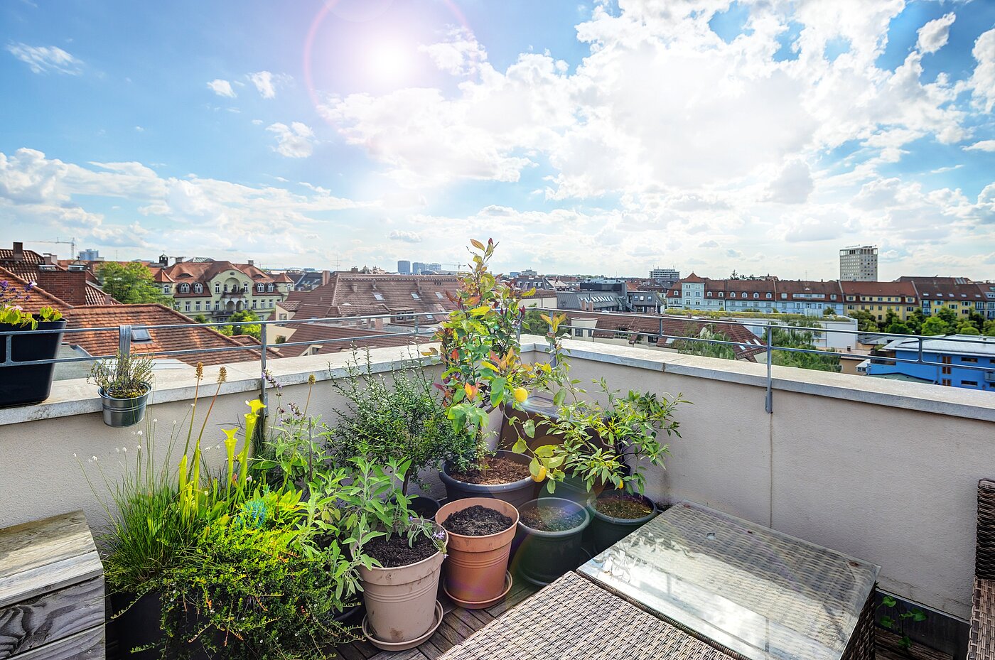 多层公寓 与 5 房间 | München-Neuhausen | 70140 | Sonnige Dachterrasse