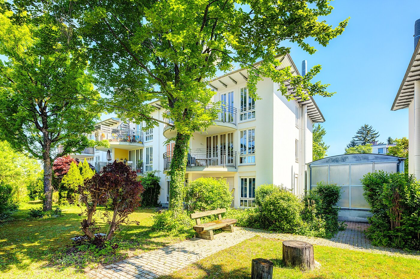 多层公寓 与 2.5 房间 | München-Fasangarten | 702211 | ...der Gartenseite