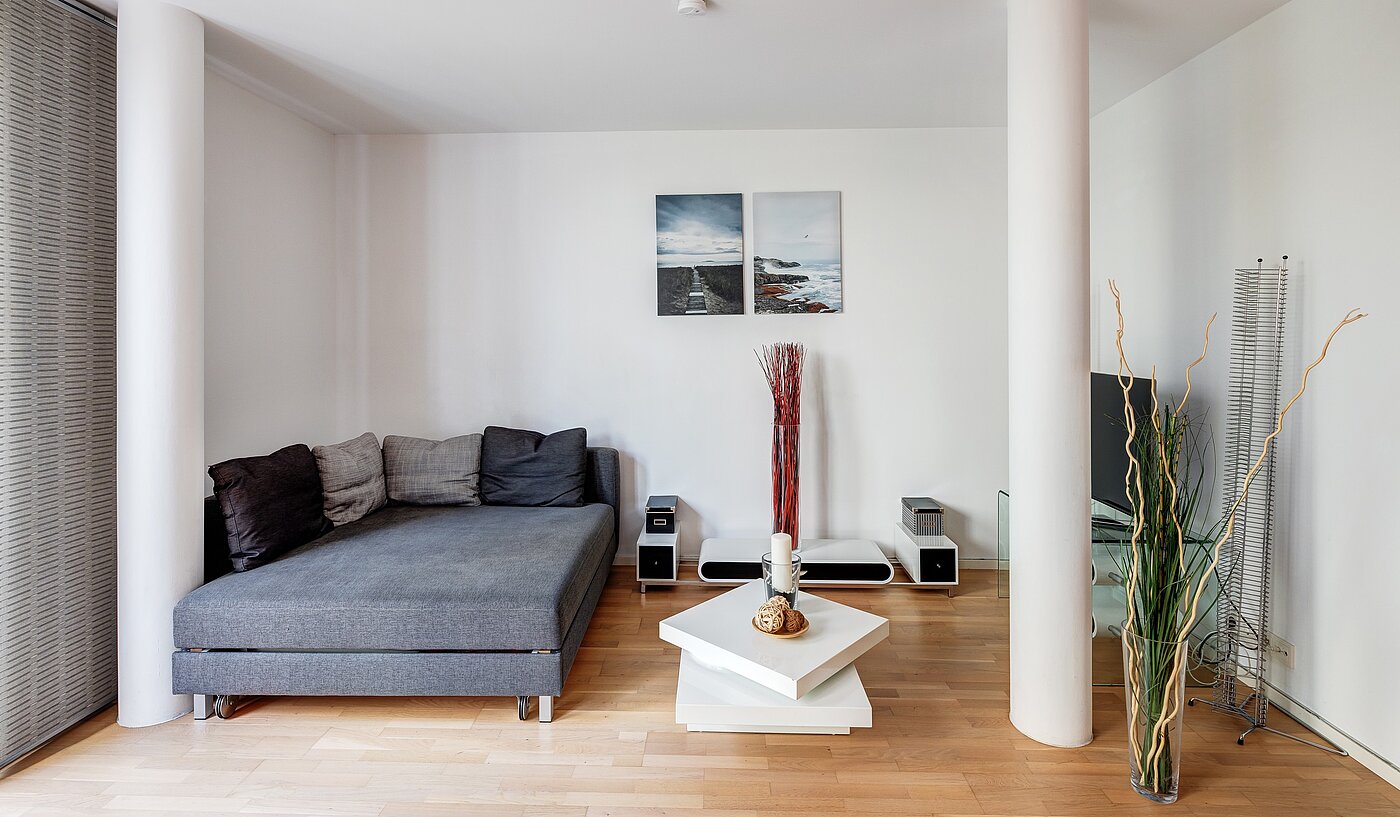 多层公寓 与 2 房间 | München-Au | 70108 | Wohnbereich