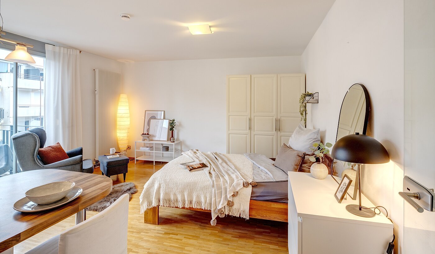 公寓 与 1 房间 | München-Milbertshofen | 70188 | Schlafen