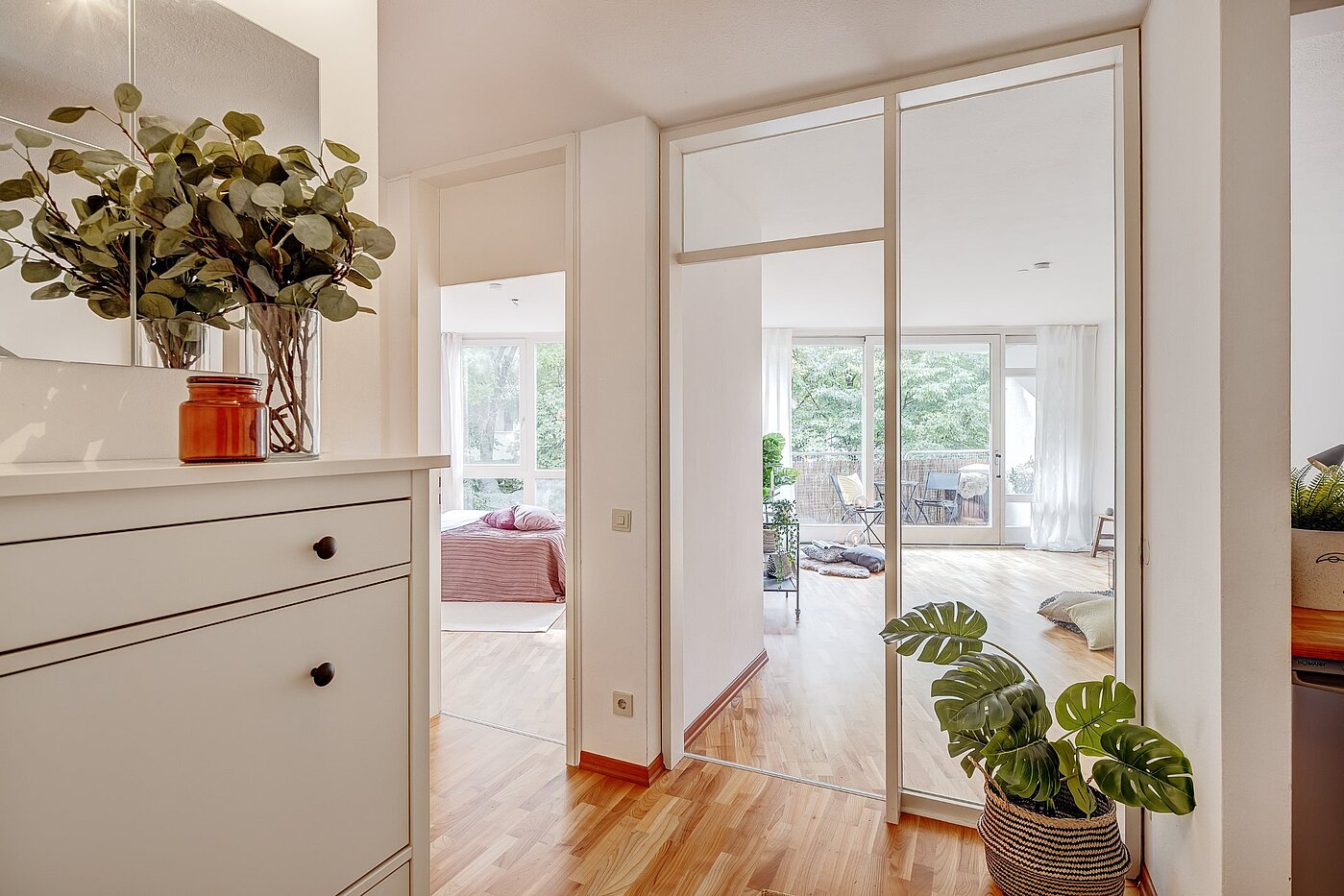 多层公寓 与 2 房间 | München-Schwabing | 2109ML3 | Blick vom Eingangsbereich