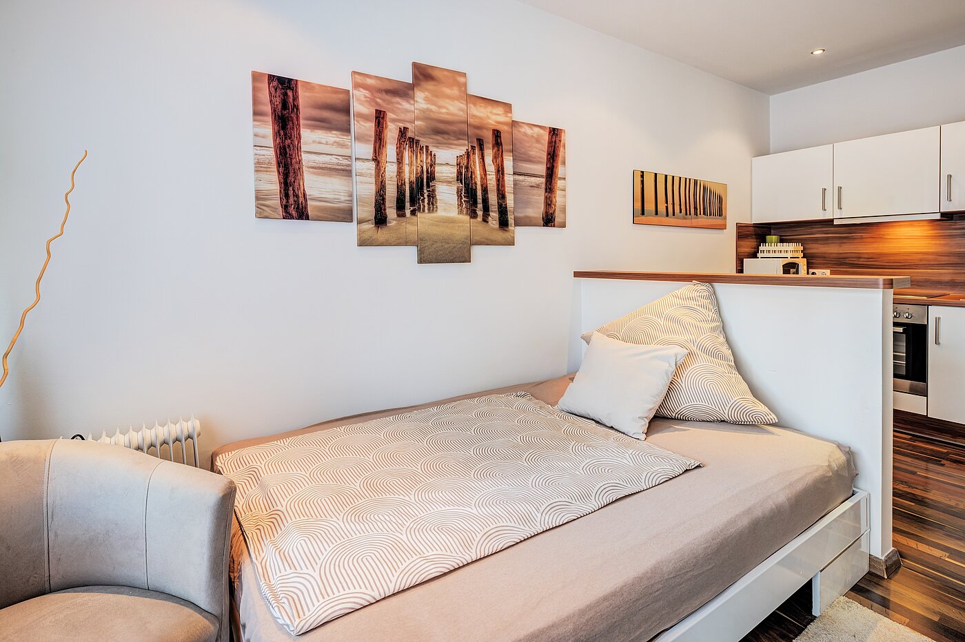 一楼公寓 与 4 房间 | München-Neuhausen | 70471 | ...Schlafbereich...