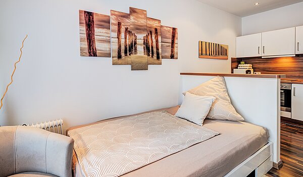 一楼公寓 与 4 房间 | München-Neuhausen | 70471 | ...Schlafbereich...