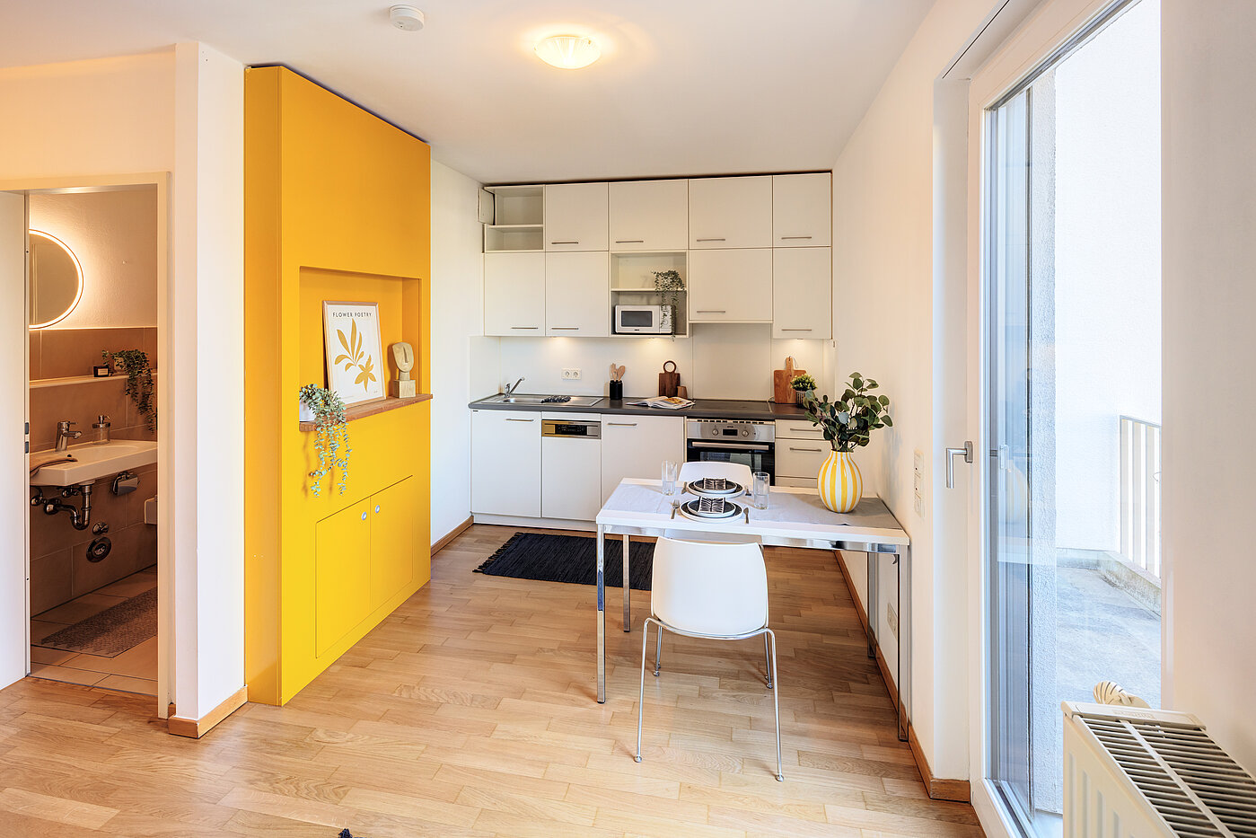 公寓 与 1 房间 | München-Ramersdorf | 70415 | Küche / Essbereich