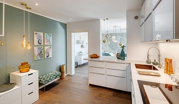 多层公寓 与 3 房间 | München-Sendling | 70167 | ...mit Durchreiche ins Wohnzimmer