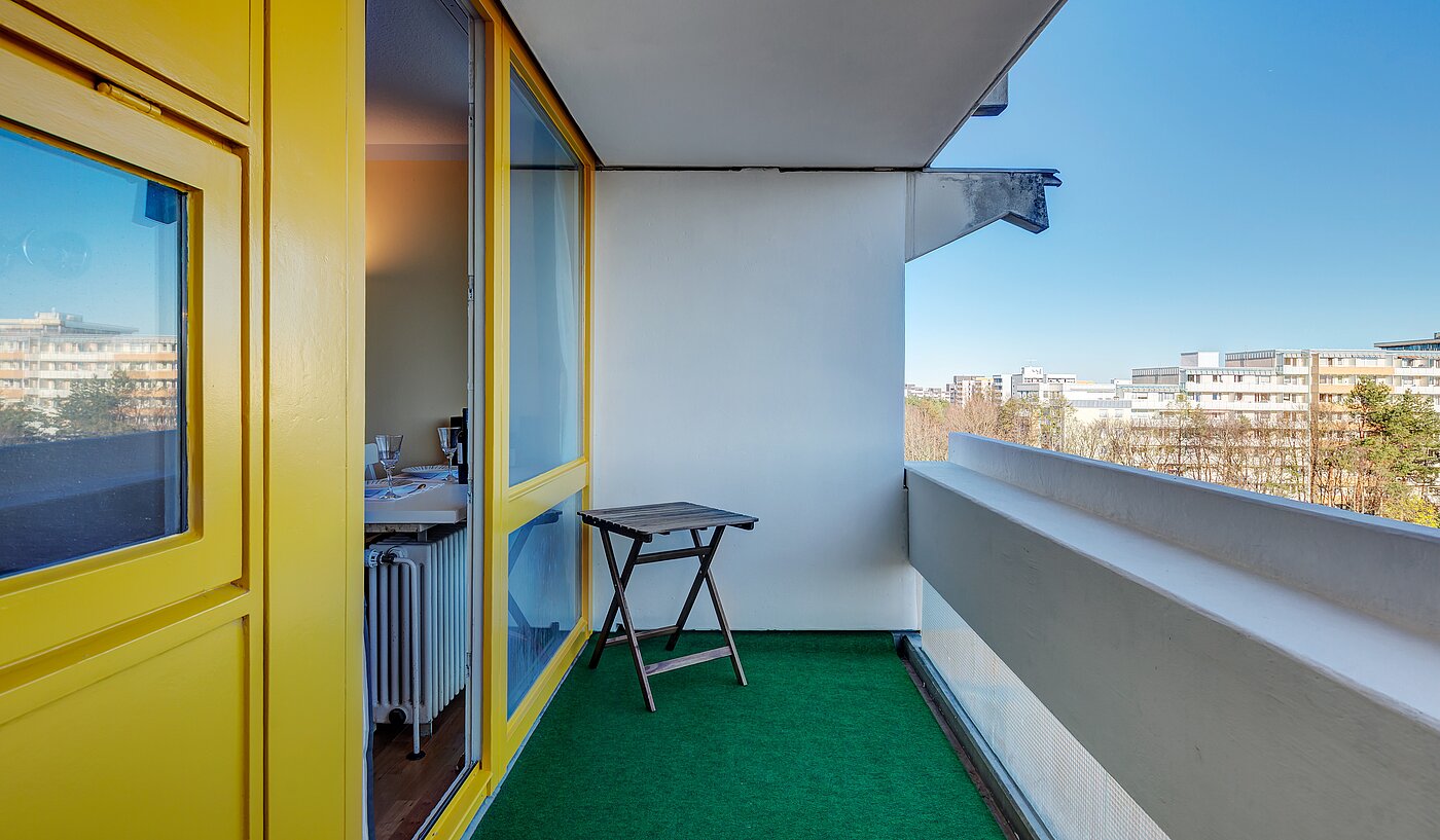 公寓 与 1 房间 | 70308 | Balkon