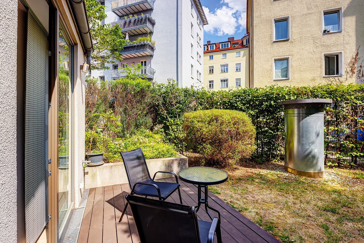 多层公寓 与 2 房间 | München-Au | 70108 | Terrasse mit Süd-Ausrichtung