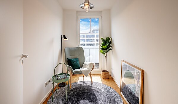 多层公寓 与 2.5 房间 | München-Schwanthalerhöhe | 2210ML2 | Arbeitszimmer mit Terrassenzugang