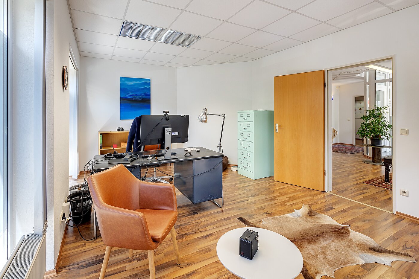 办公室 与 9 房间 | Weilheim in Oberbayern | 2108ML44 | Büro 1 Blick auf d. Tür